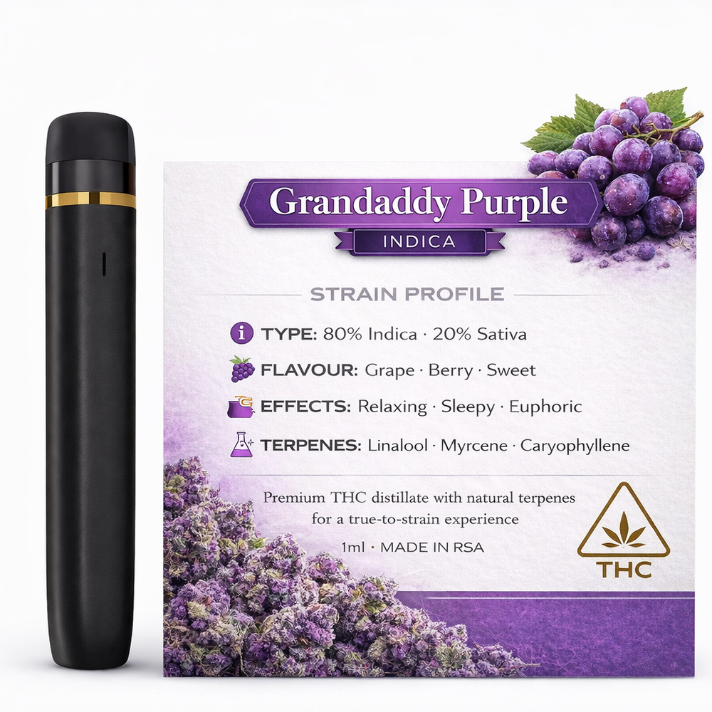 リニューアル濃度up⭐︎CRDP 1ml Grand Daddy Purple Grandaddy Purple Disposable Vape 1ml | Higher Craft - HIGHER CRAFT