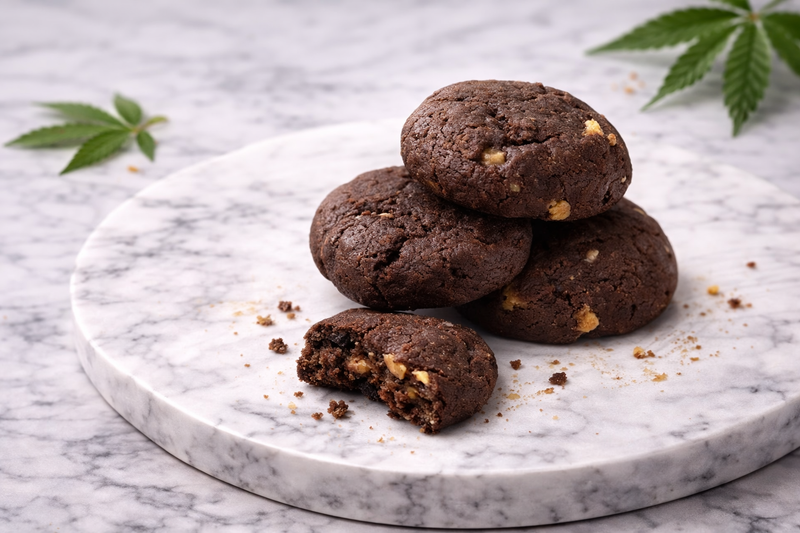 Mini Triple Choc Chip Cookies